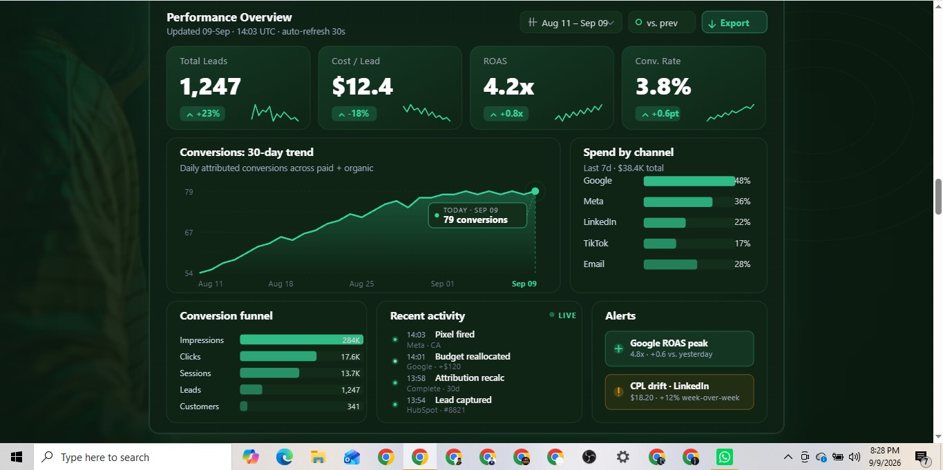 CRM live preview
